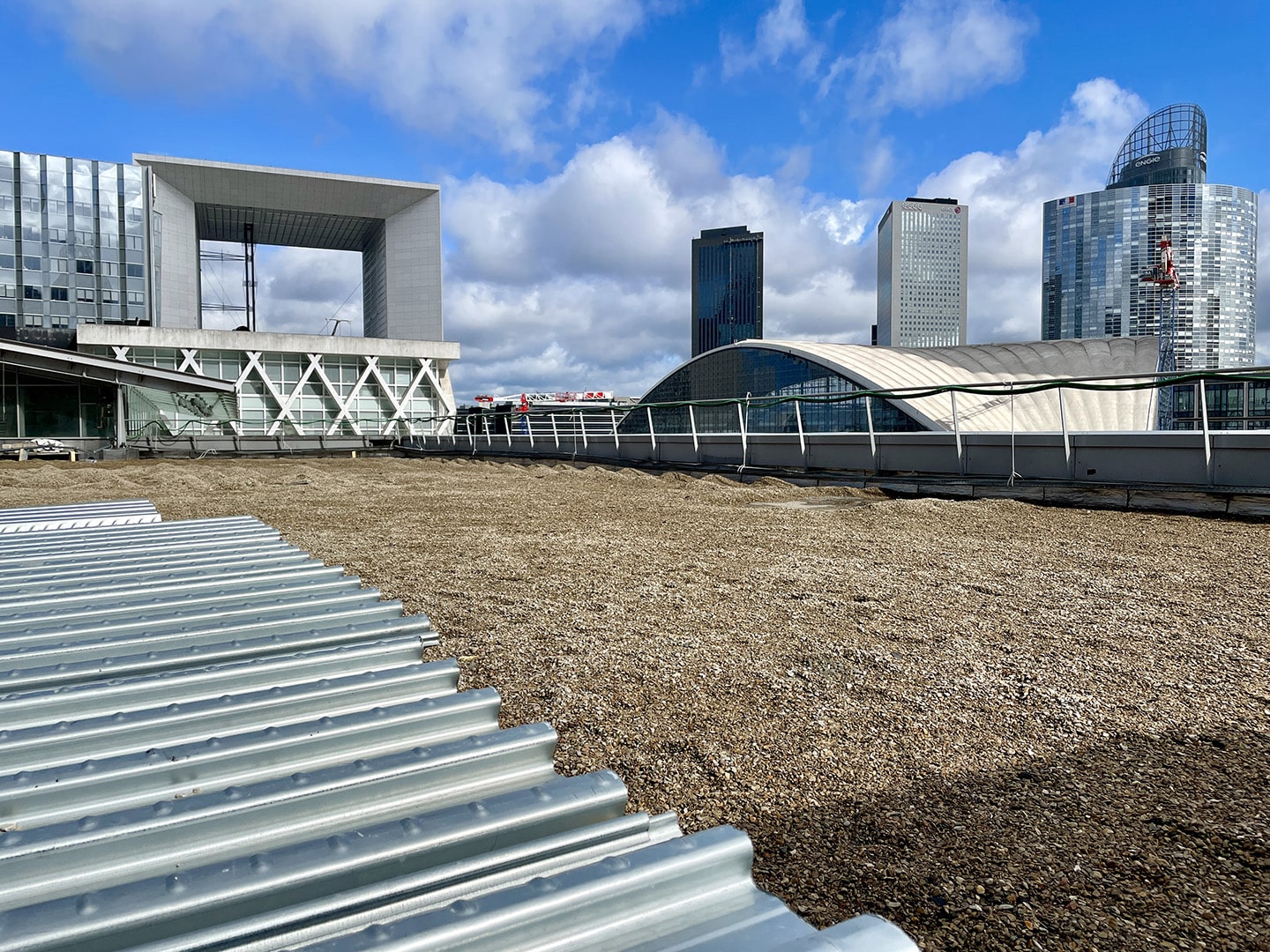 Réfection d'une toiture terrasse à La Défense